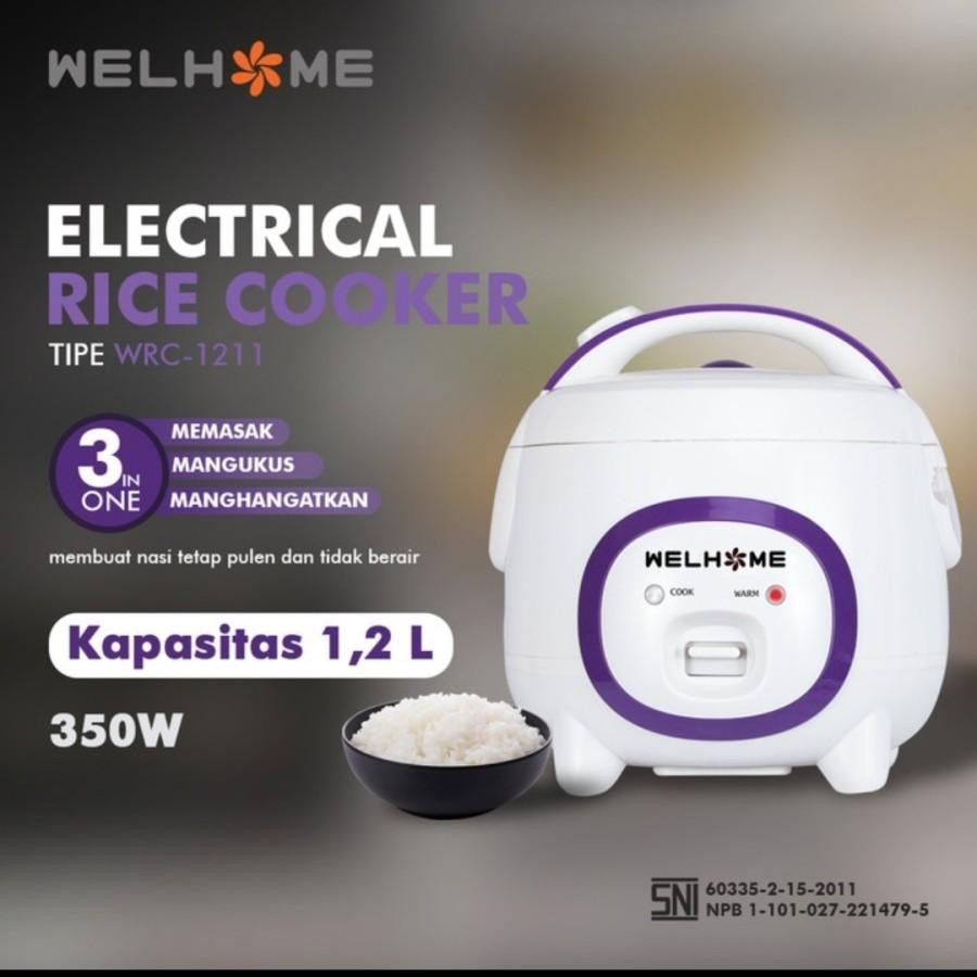 Rice Cooker Votre WRC1211 Magic Com 1.2 Liter 3in1 Multifunction