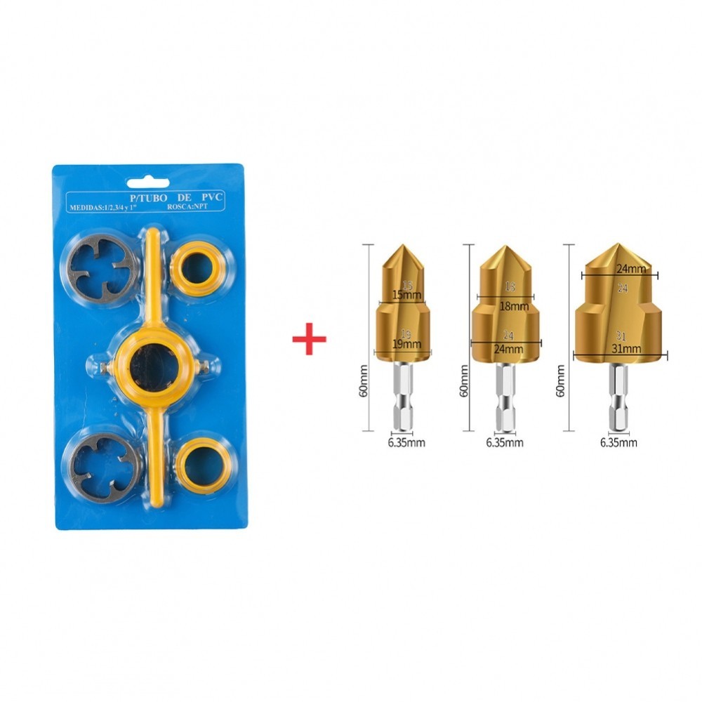 Essential Hand Tools for Thread Making PPR Riser Step Drill Bit Wire ...