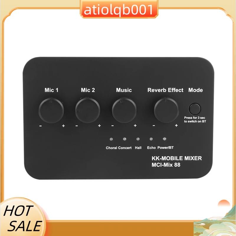 Digital Audio Sound Machine AUX IN/OUT BT Connection Dual Mic Inputs ...