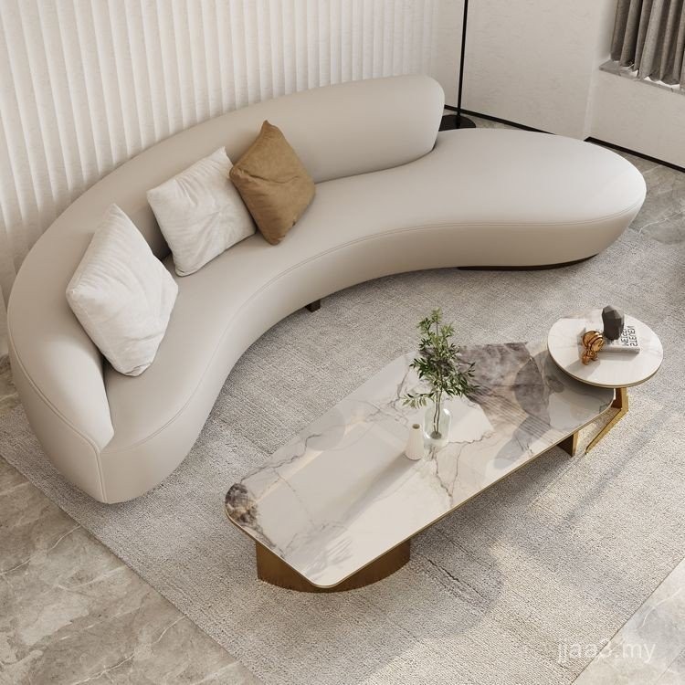 Light Luxury Special-Shaped Slate Coffee Table Minimalist Influencer ...