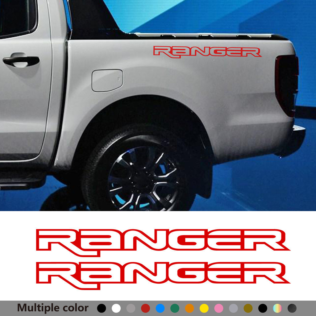 Pickup Body Tailgate Sticker Apply For Ford Ranger 2019-2021 Off Road ...