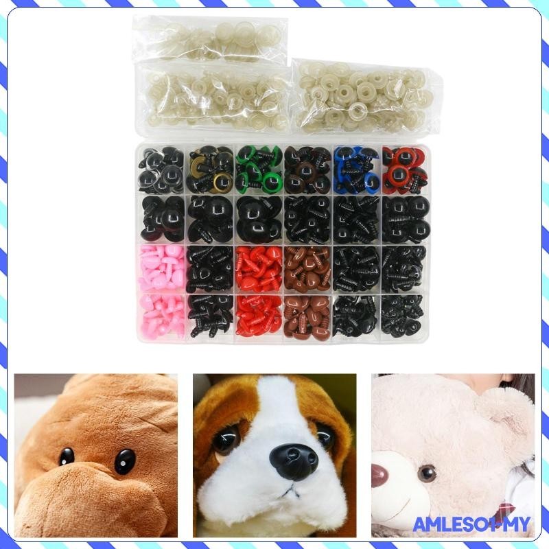 [AmlesoaeMY] 604Pcs Eyes and Noses Stuffed Animals Eyes in Various