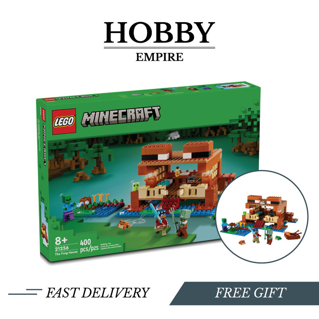 LEGO Minecraft 21256 The Frog House *Original LEGO + Extra Bubble Wrap ...