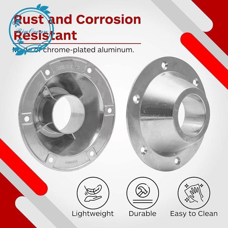 RV Table Base Aluminum Pedestal Table and Floor Mounting Base with 6