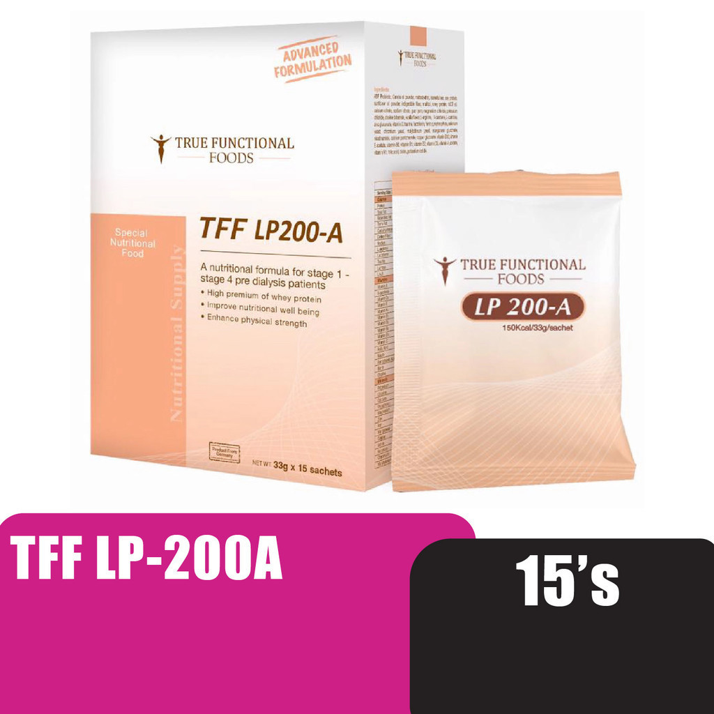 True Functional Foods Nutritional Whey Protein ULP 200 15's for Stage