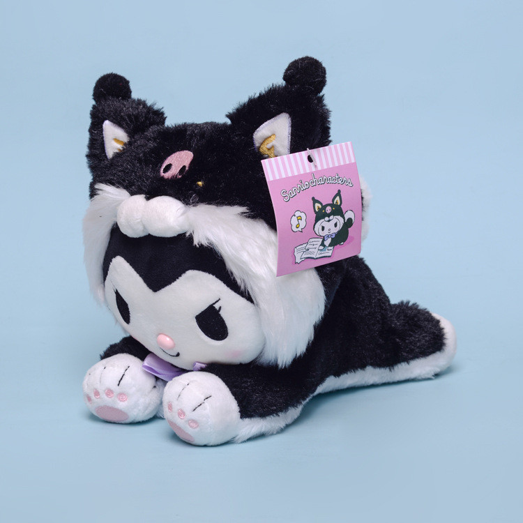 23cm high Sanrio Cat Series Plush Toy Kuromi Hello Kitty Melody ...