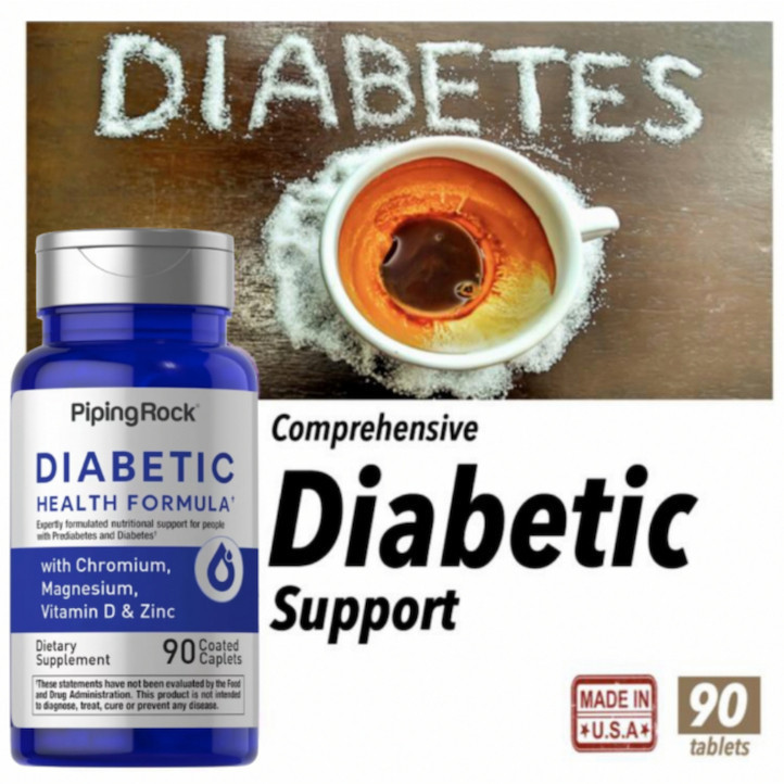 Ready Stocks Diabetes Formula, with Bitter Melon, Bilberry, Zinc ...