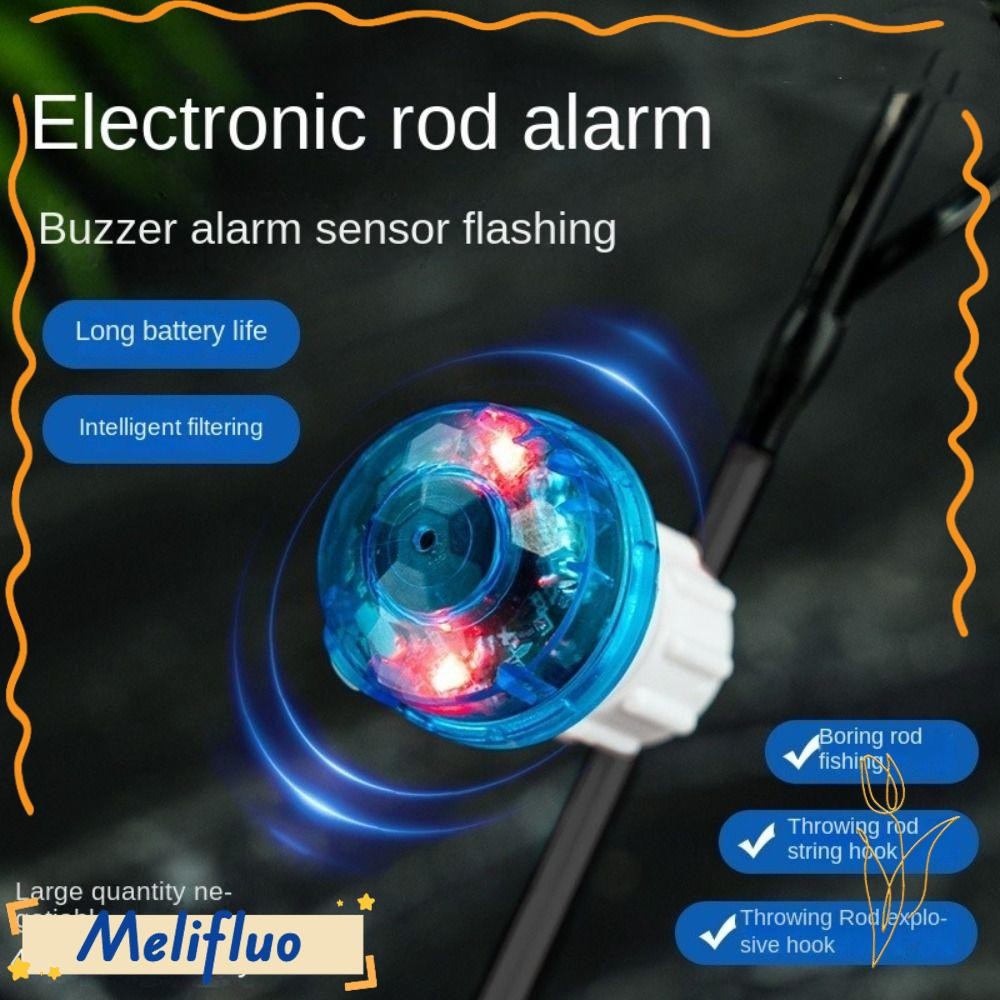 MELIFLUO Fishing Alarm, High Sensitive Sound Fish Bite Alarm, Bell LED ...