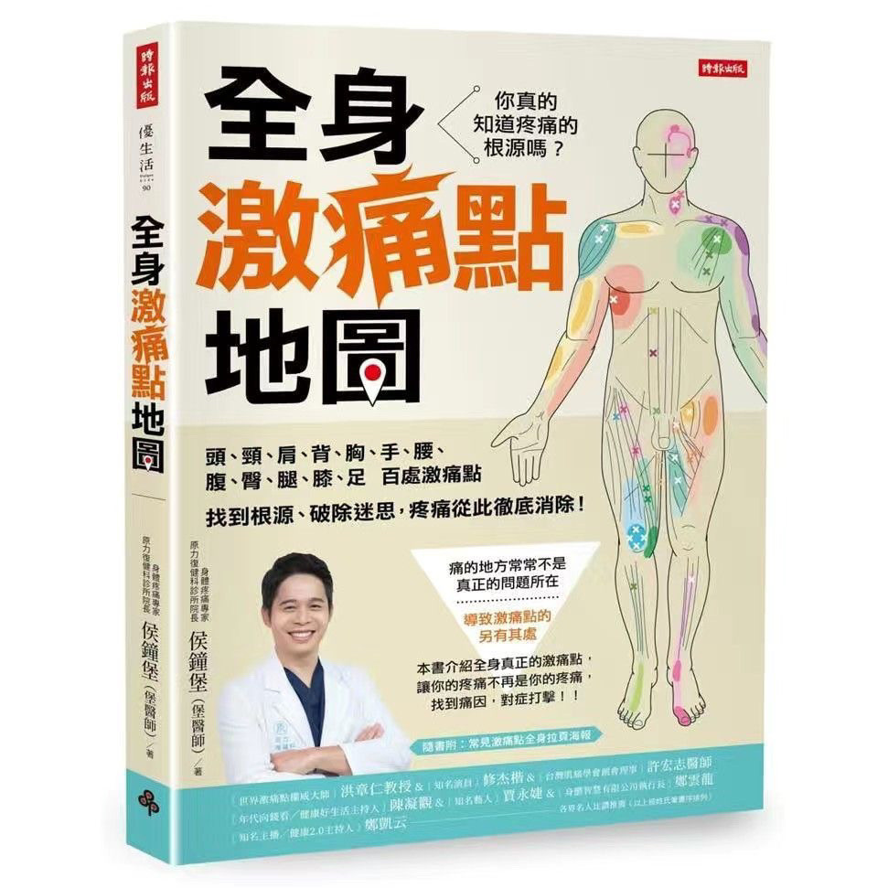 High-definition Full-Color Full-Body Trigger Point Map Do You Really ...