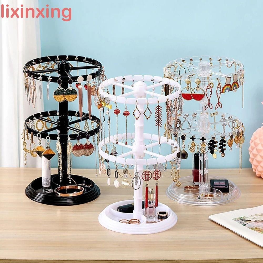LIXINXING Rotating Jewelry Display Detachable For Women Necklaces ...