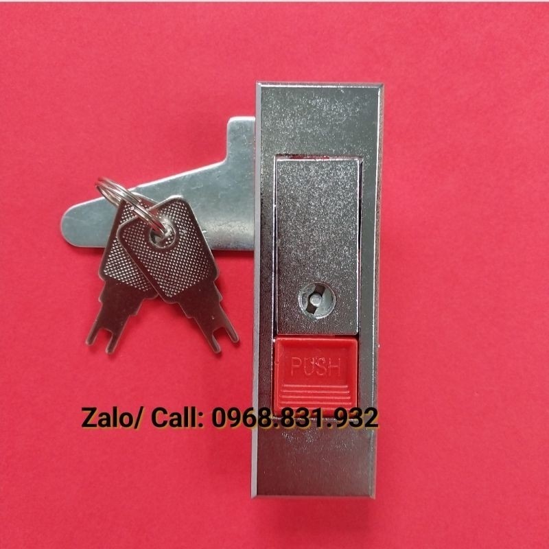Electrical cabinet lock MS603-3-1 With key - Push-on lock with key ...