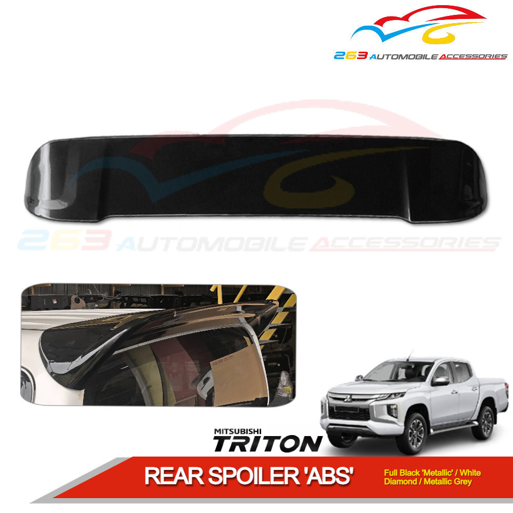 MITSUBISHI TRITON L200 2015-2023 REAR SPOILER WINGS 'ABS' (METALLIC ...