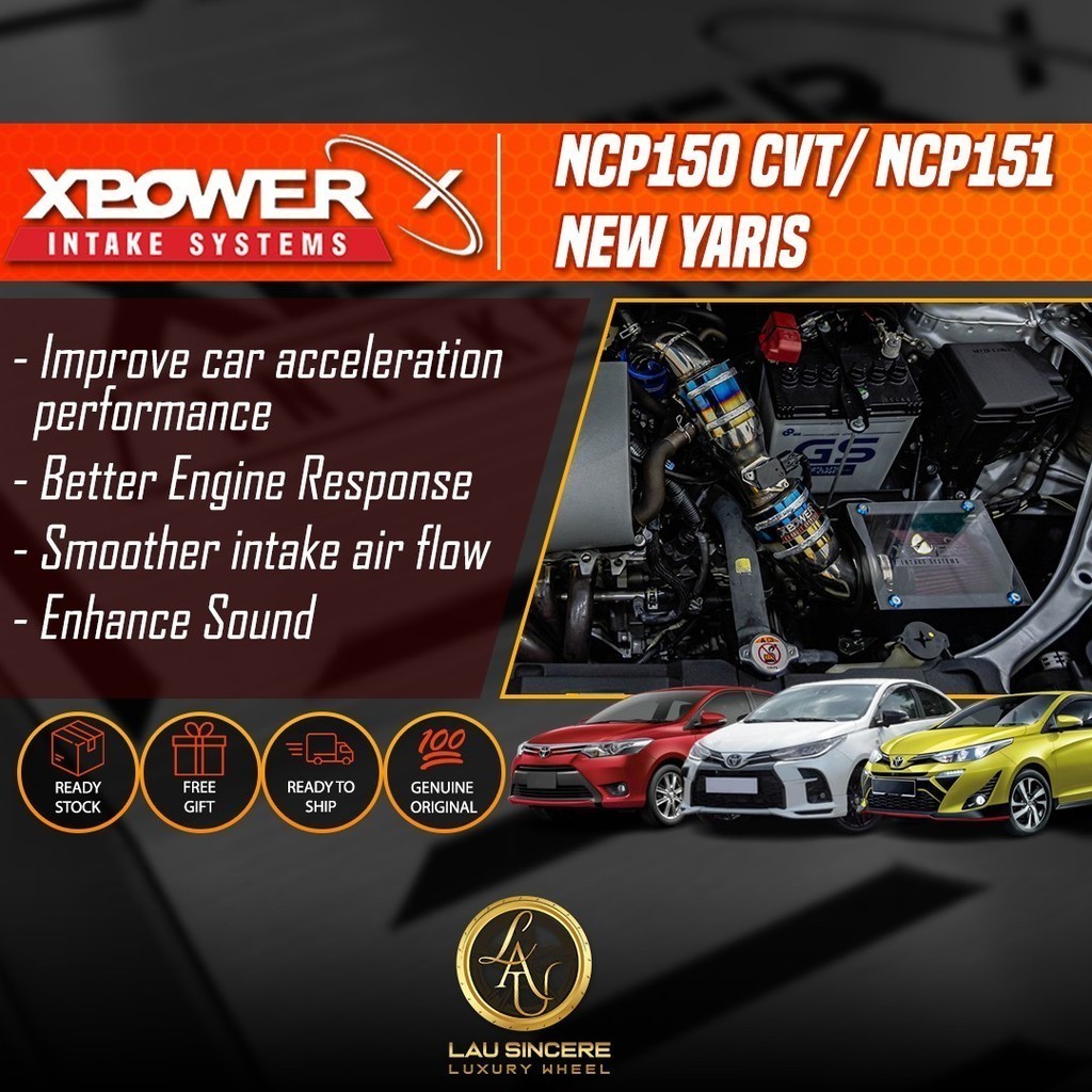 XPower Air Intake System Toyota Vios NCP151 2016+ 1.5 / Yaris New With ...