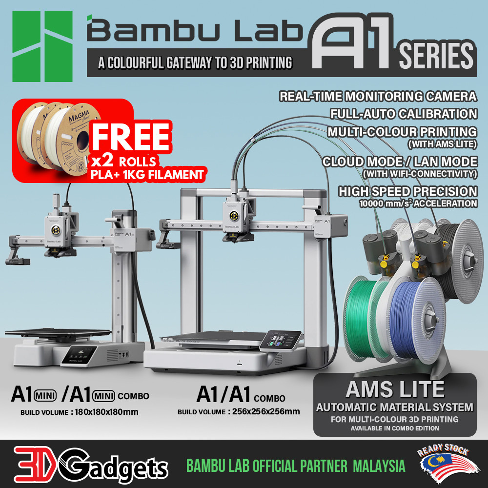 Bambu Lab A1 Series With Full Auto Calibration High Speed Precision