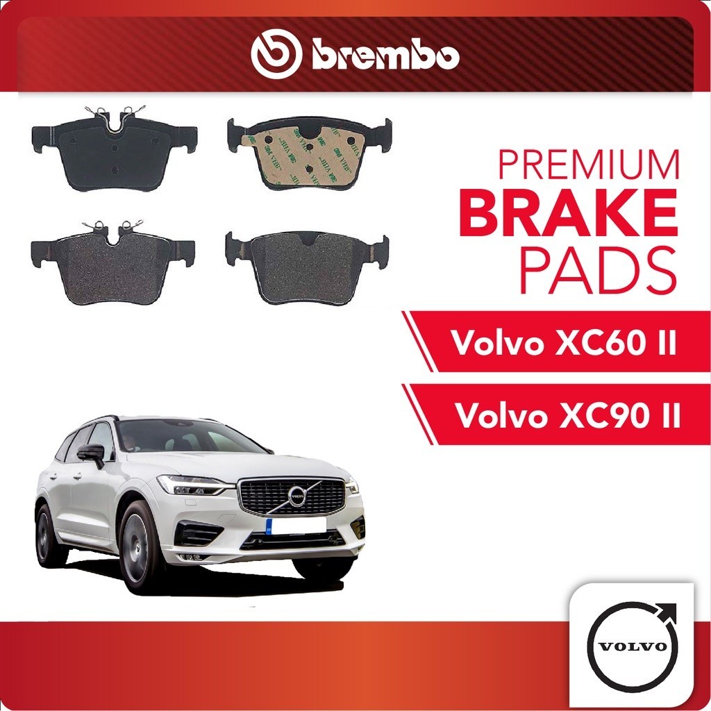 BREMBO Rear Brake Pads (1 set) For Volvo XC60 II, Volvo XC90 II '17