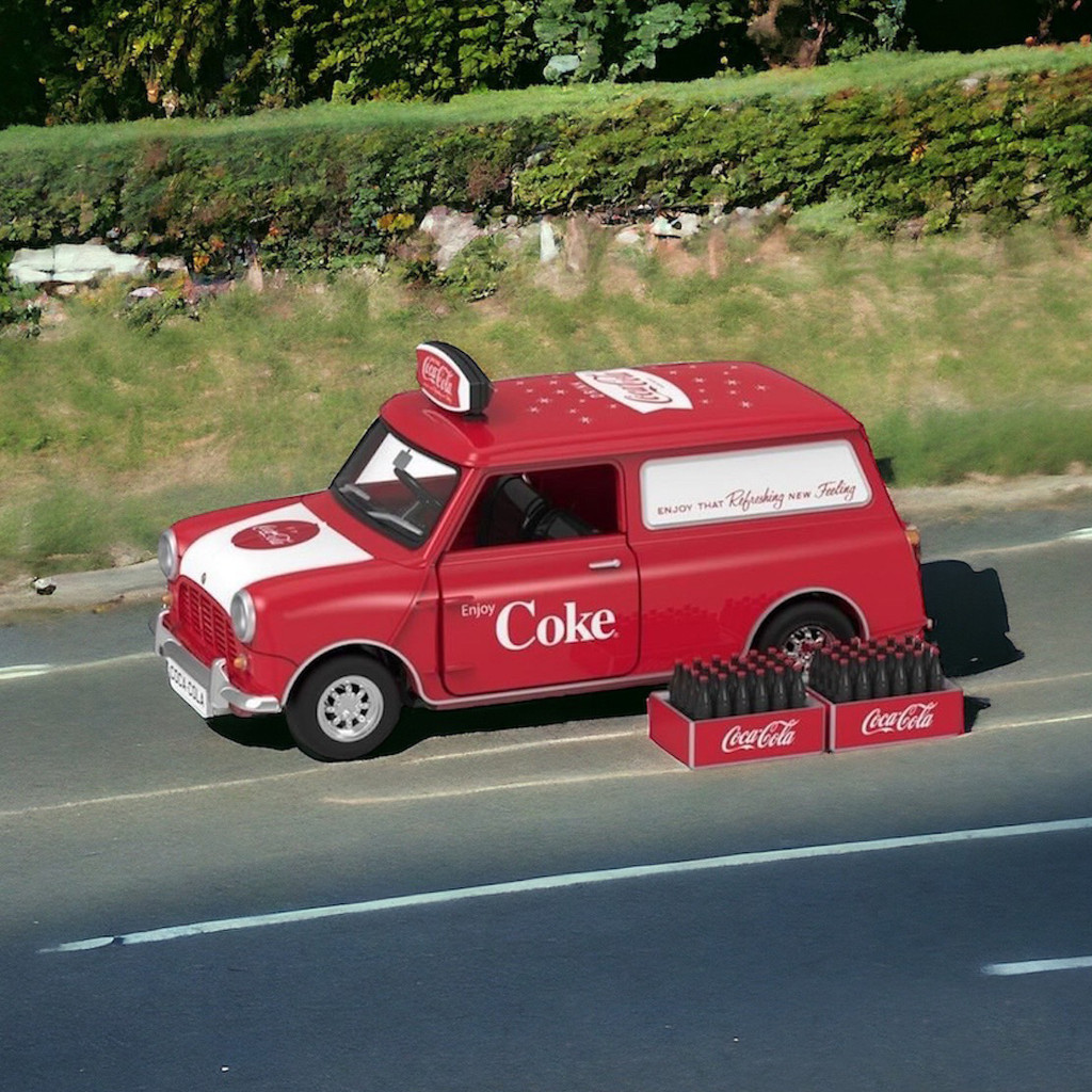 coca cola Mini Cooper coca-Branded Model Alloy Car|COKE030 Tiny Micro ...