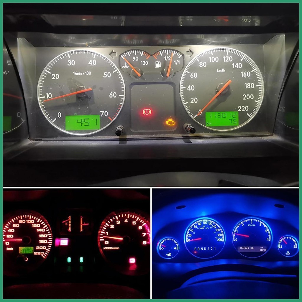 Instrument Cluster LED Lights 20pcs Gauge Cluster Light Super Bright