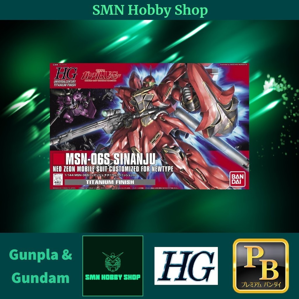 Hg Sinanju Titanium Finish Ver Gunpla Gundam Toys Plastic Model