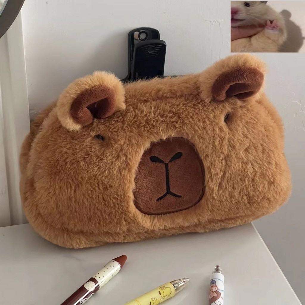 School Stationery Set Capybara - Large Capacity, Waterproof, Cute Kawaii Backpack Set With Multiple Pockets Backpack For School - View #2