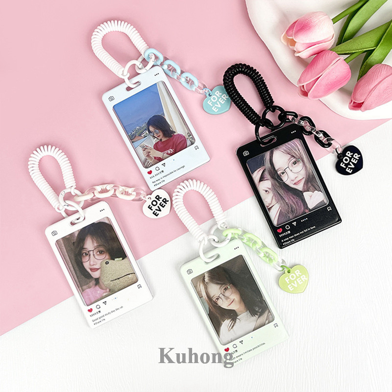 KUHONG Instagram Photo Frame Acrylic Macaron Color Card Holder For Idol ...