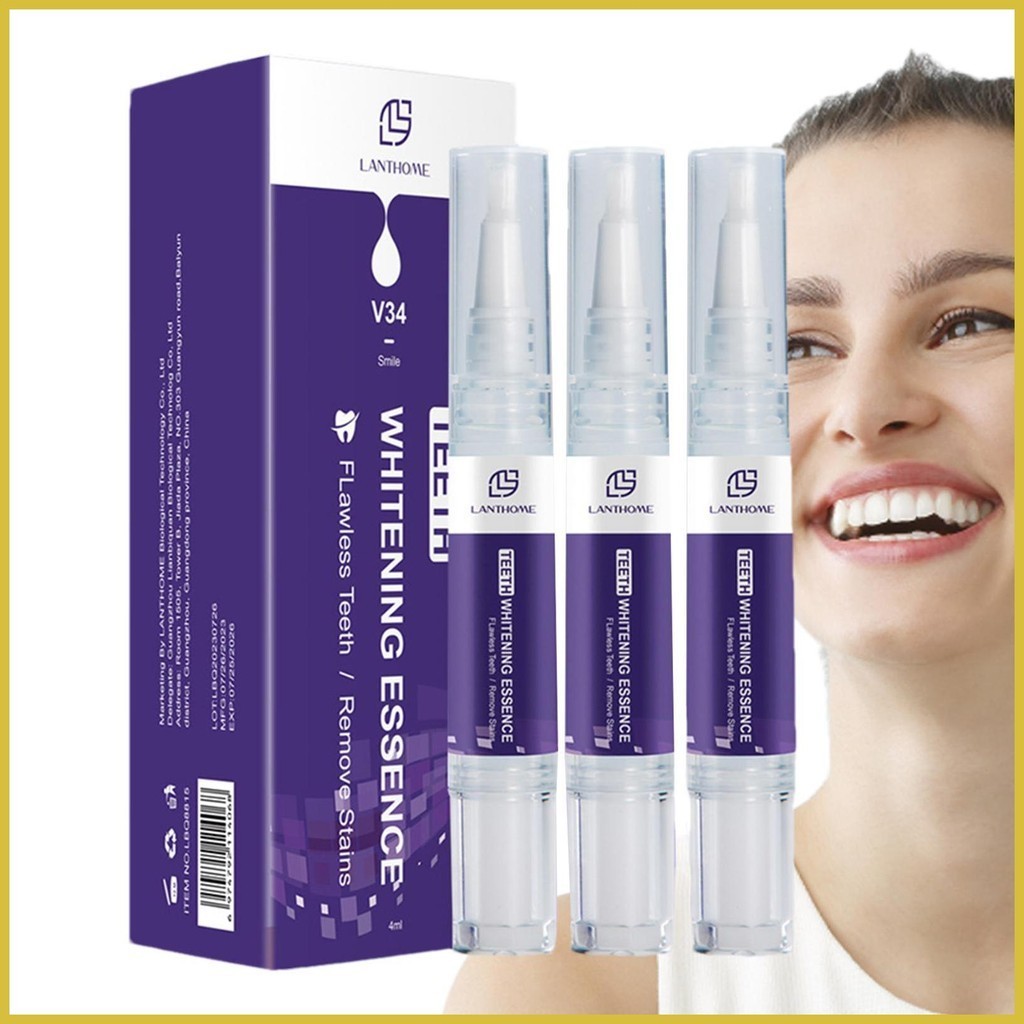 Teeth Brightening Pen Teeth Color Corrector Essence Pen Compact Oral