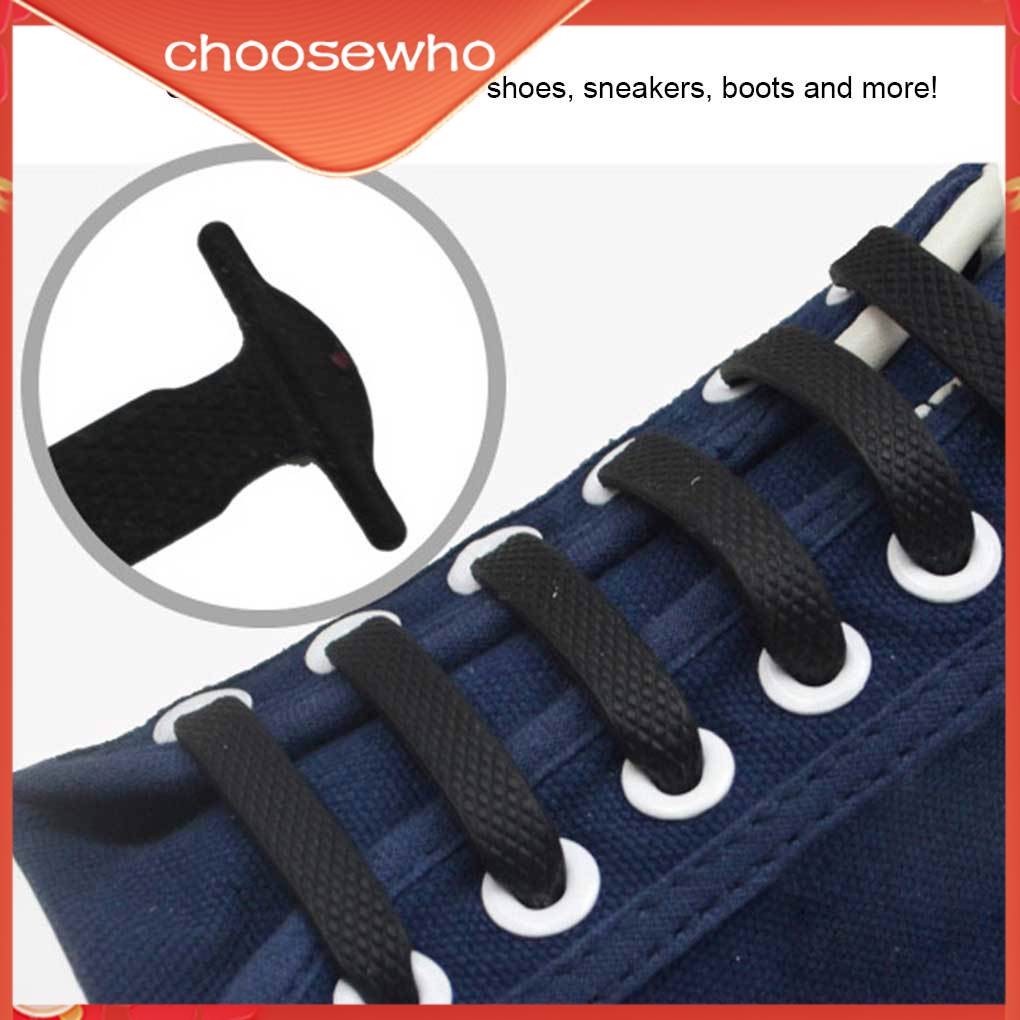 【Choo】1/2/3/5 16pcs Elastic Shoelaces Tying Free Tool Shoes Accessories ...