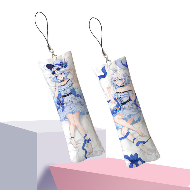 Genshin Impact Peripheral Funina Mini Dakimakur Keychain 