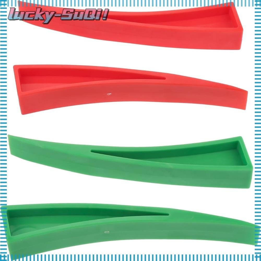 LUCKYSUQI Door Opener Tool, Green Red Car Lockout Kit, Car Window Wedge Plastic Car Door Wedge