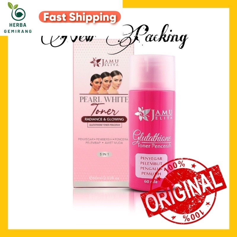 glutathione toner pencerah jamu jelita Jamu Jelita Glutathione Toner Pencerahan 60ml