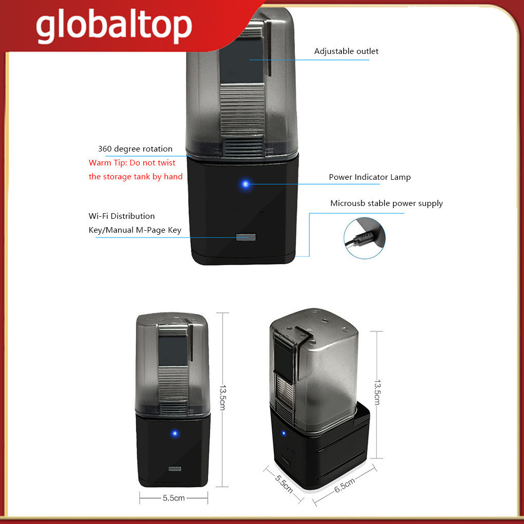 Automatic Aquarium Wi-Fi Wireless Fish Feeder Device Dispenser ... - Aquarium Automation Devices With Wi-Fi