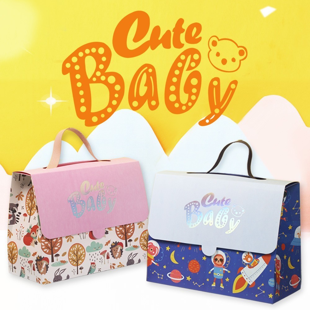 Kindergarten Baby Birthday Gift Box Empty Box Born First Month