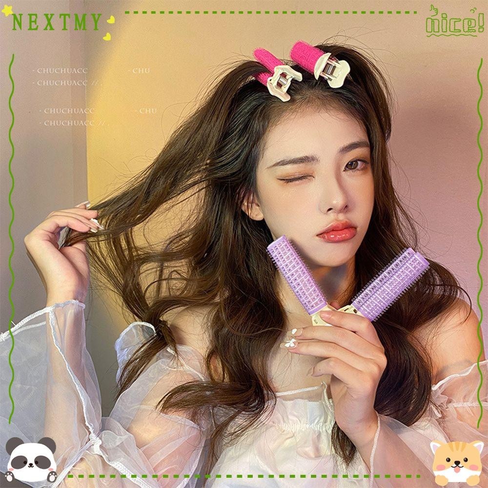 NEXTMY Fluffy Hair Clip Plastic Lazy Hair Stick Hairdressing Tool Self ...