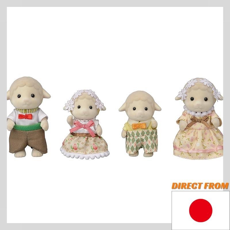 Sylvanian Families Dolls [Sheep Family] FS-42 ST mark certification 3 ...