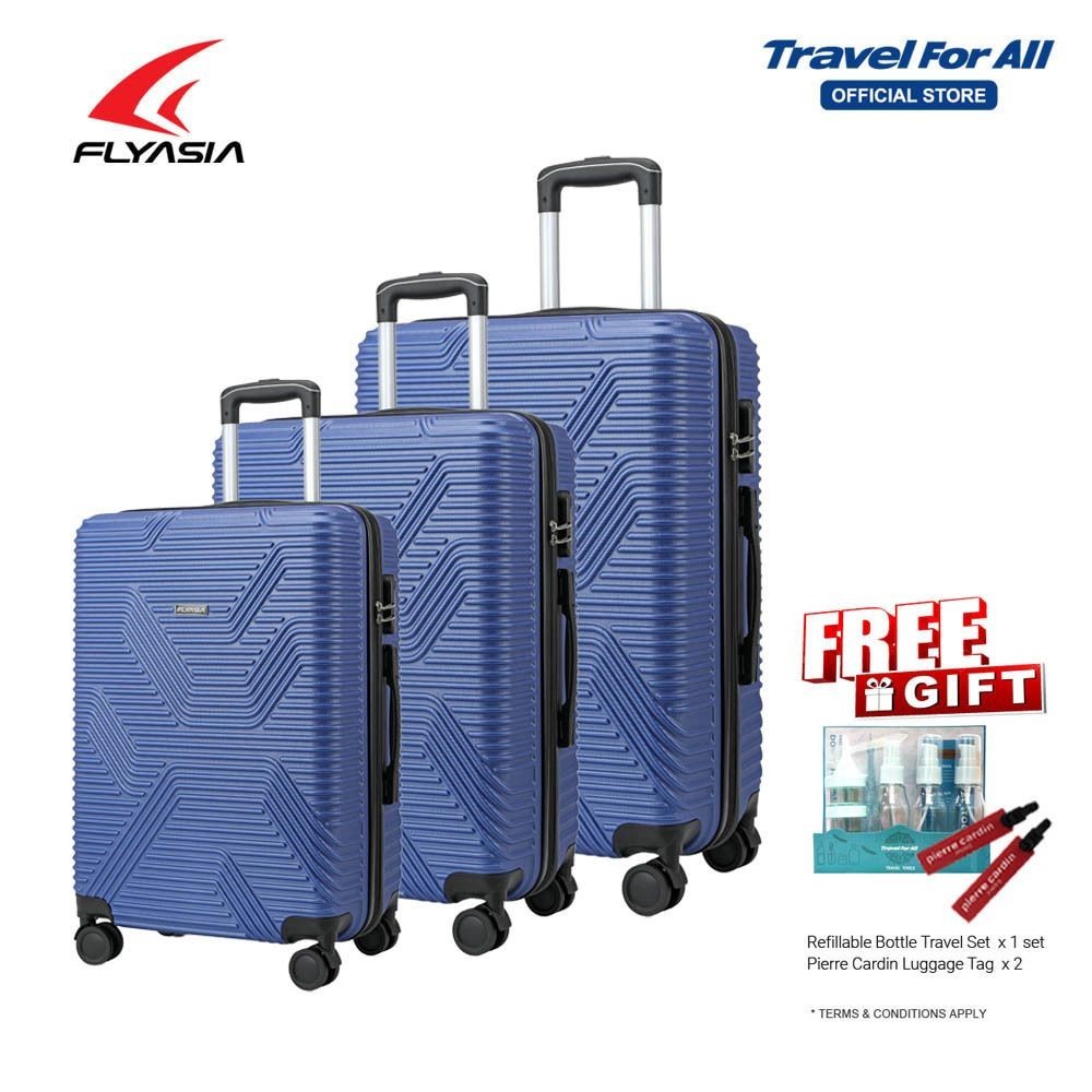 FLYASIA RAZOR ABS HARD CASE LUGGAGE 3 IN 1 COMBO SET (166801) Shopee