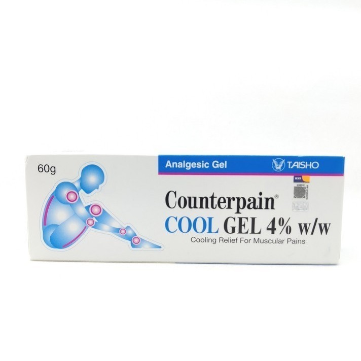 COUNTERPAIN COOL GEL 60GM (COOLING RELIEF FOR MUSCULAR PAINS) | Shopee ...