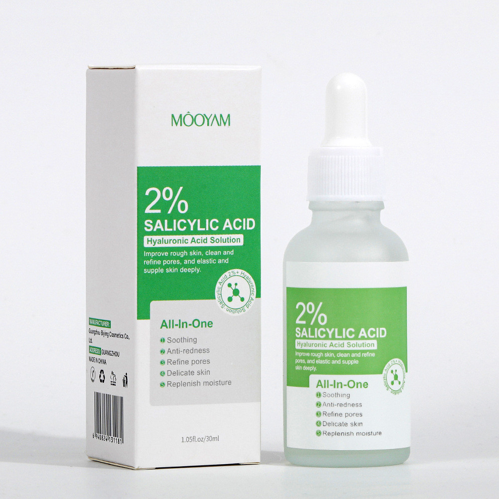 MOOYAM Salicylic Acid 2 Serum 30ML Mild antiacne hydrating hyaluronic acid salicylic acid