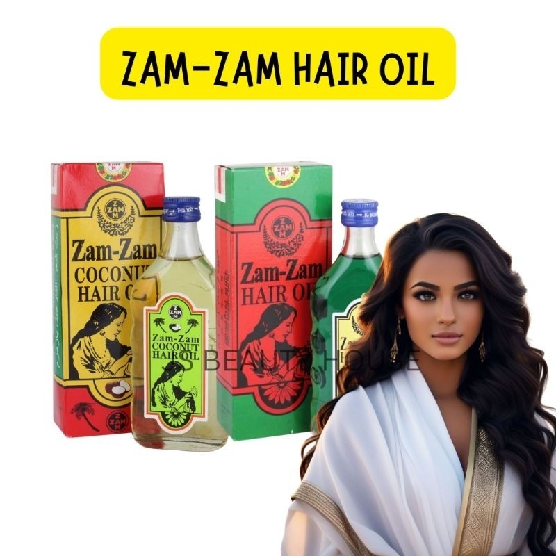 Minyak Rambut ZAM-ZAM / Hair Oil, Melebatkan dan Menghitamkan | Shopee ...