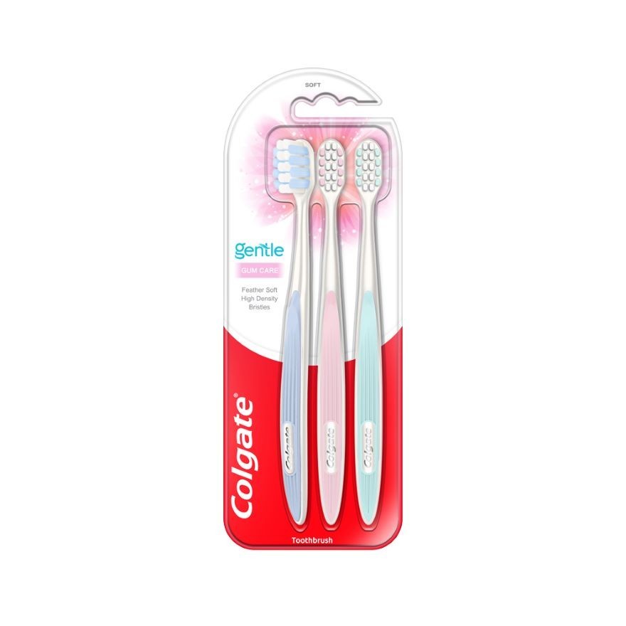 COLGATE Toothbrush Gentle Care 3s | Shopee Malaysia