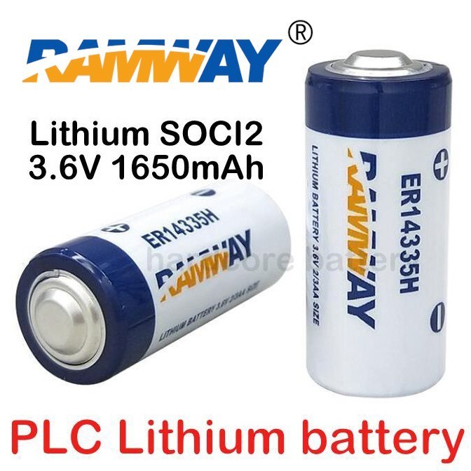 RAMWAY ER14335H 2/3AA 3.6V 1650mAh 14335 PLC control system Lithium Li ...