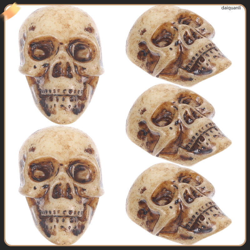 Hallowen Party Supplies Skull Resin Crafts Ornaments Halloween ...