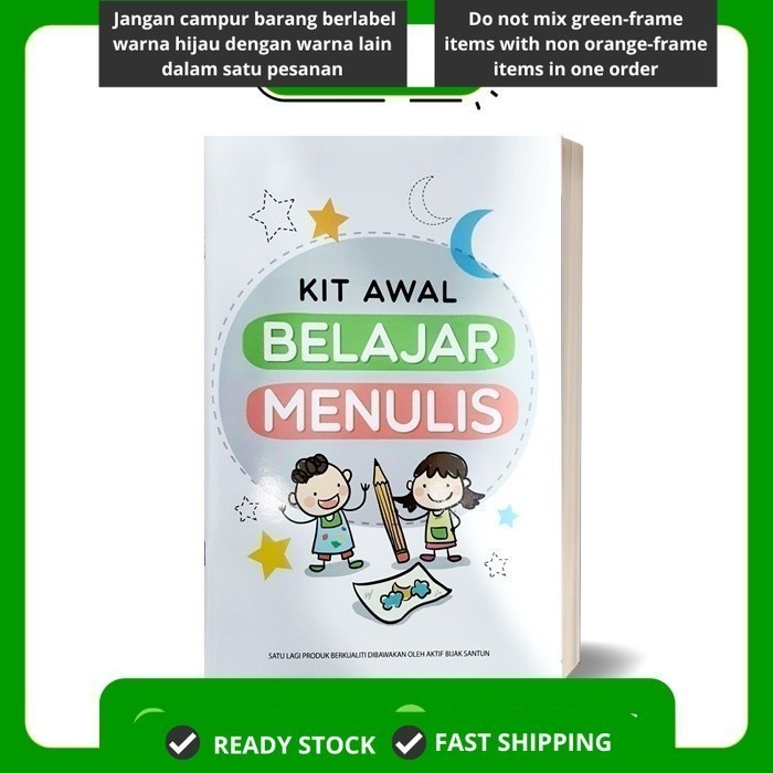 🔥 Kit Awal Belajar Menulis Buku Teks Tadika / Belajar anak-anak ...