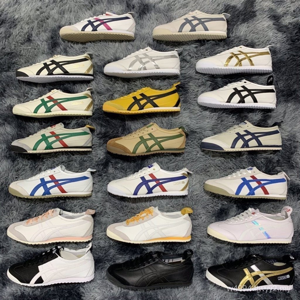 Asics Onitsuka Tiger Mexico 66 cowhide men's and women's Sports shoes ...