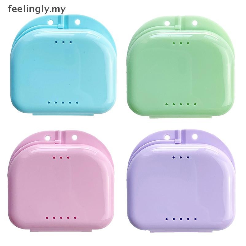 [TOP] Tooth Retainer Small Hole Tooth Box Braces Container Mouthguard ...