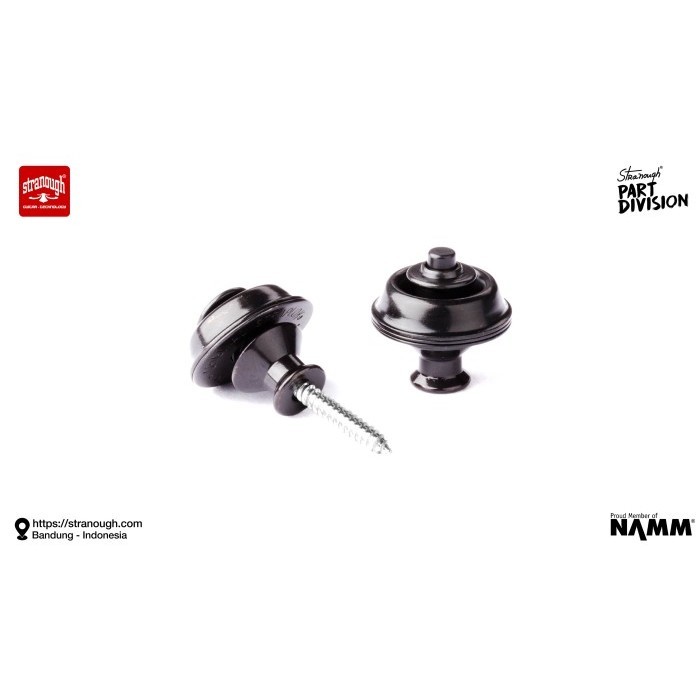 Jim Dunlop Straplok Dual Design (Black) Shopee Malaysia