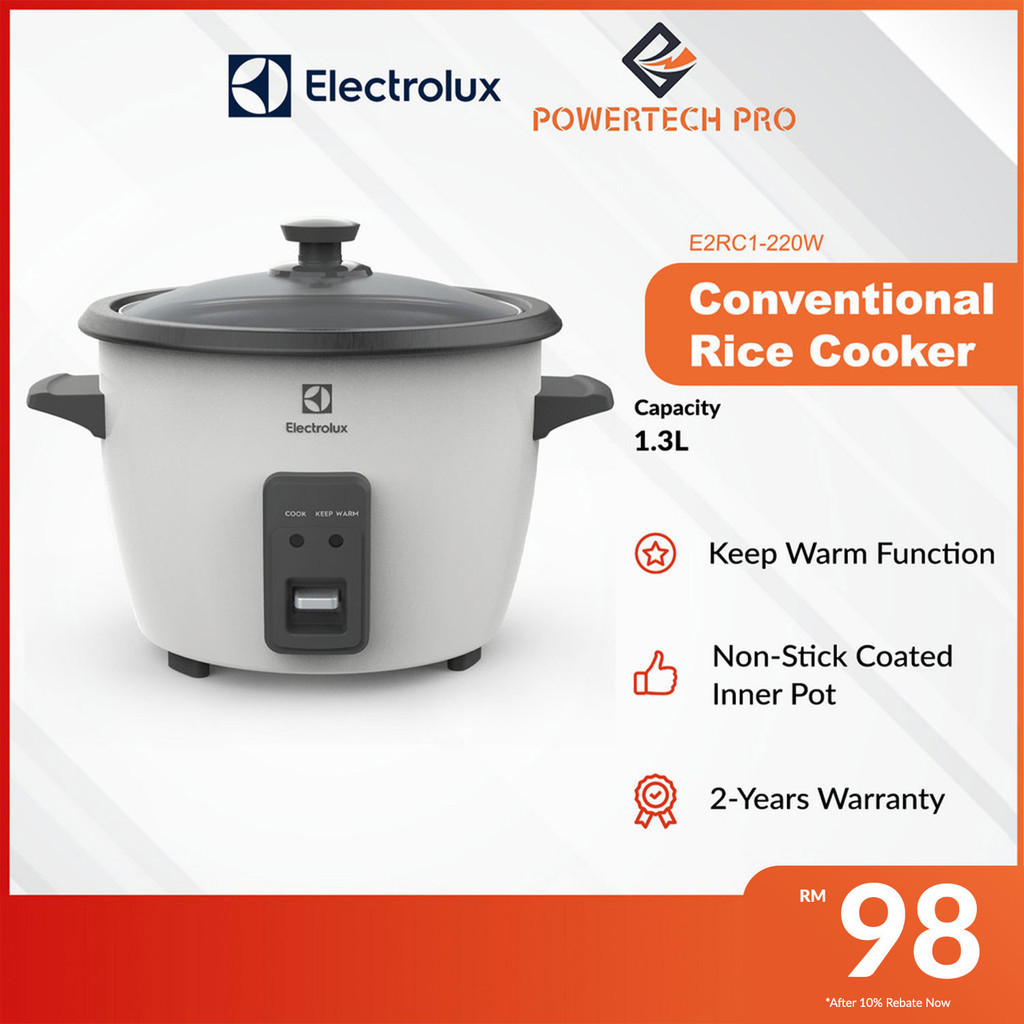 ELECTROLUX UltimateTaste 300 Rice Cooker with Keep Warm 3 Cooking