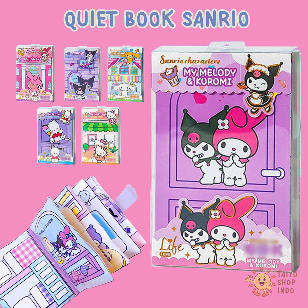 Taiyo Children's Toys DIY Quiet Book Sanrio Educational Activities Busy ...