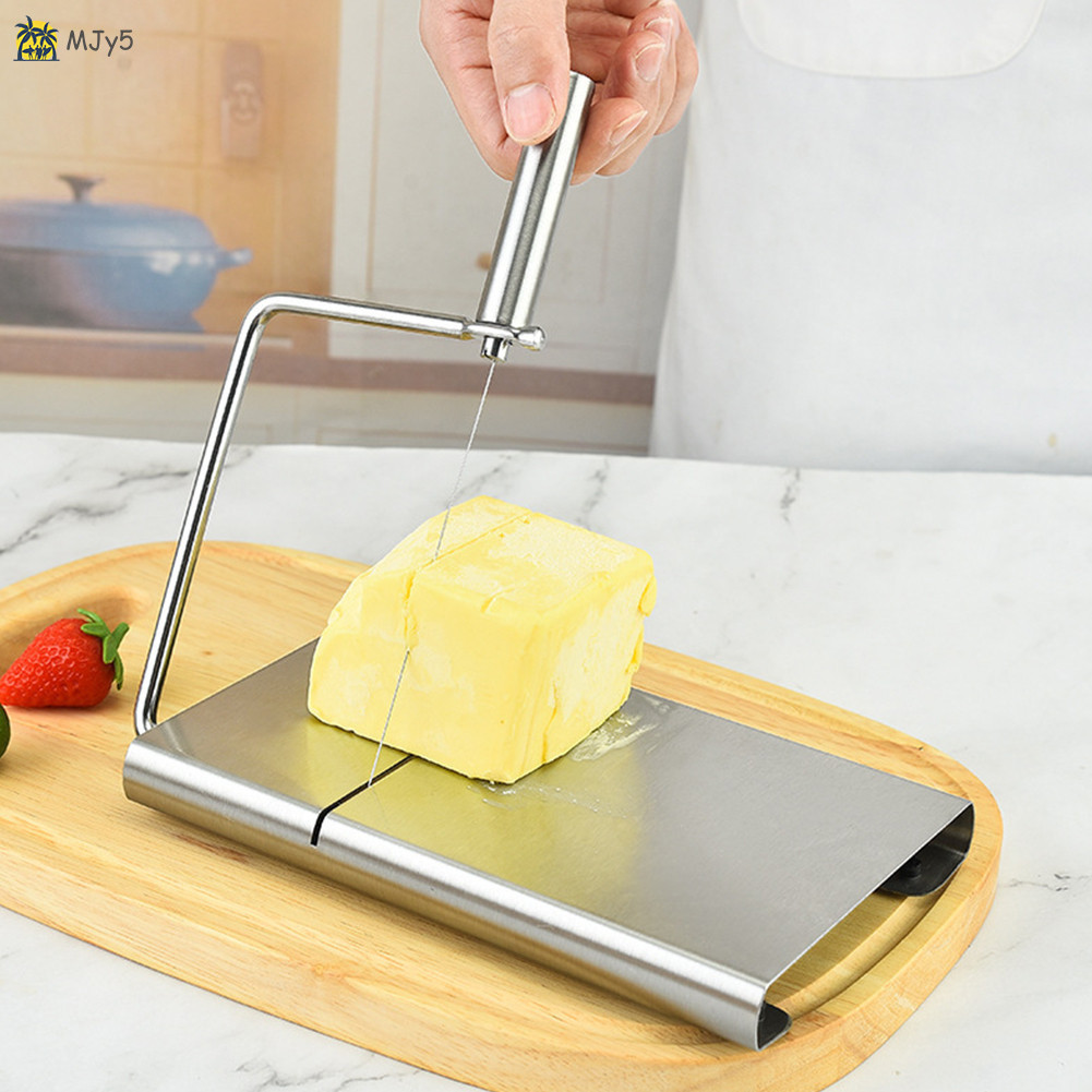 Stainless Steel Ham Cheese Slicers Easy Cleaning Cheese Cutting Tool For Ham Cakes Fruits