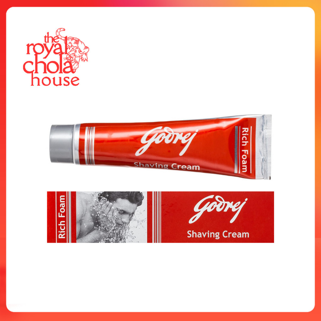 Godrej Shaving Cream Rich Foam 70g Shopee Malaysia