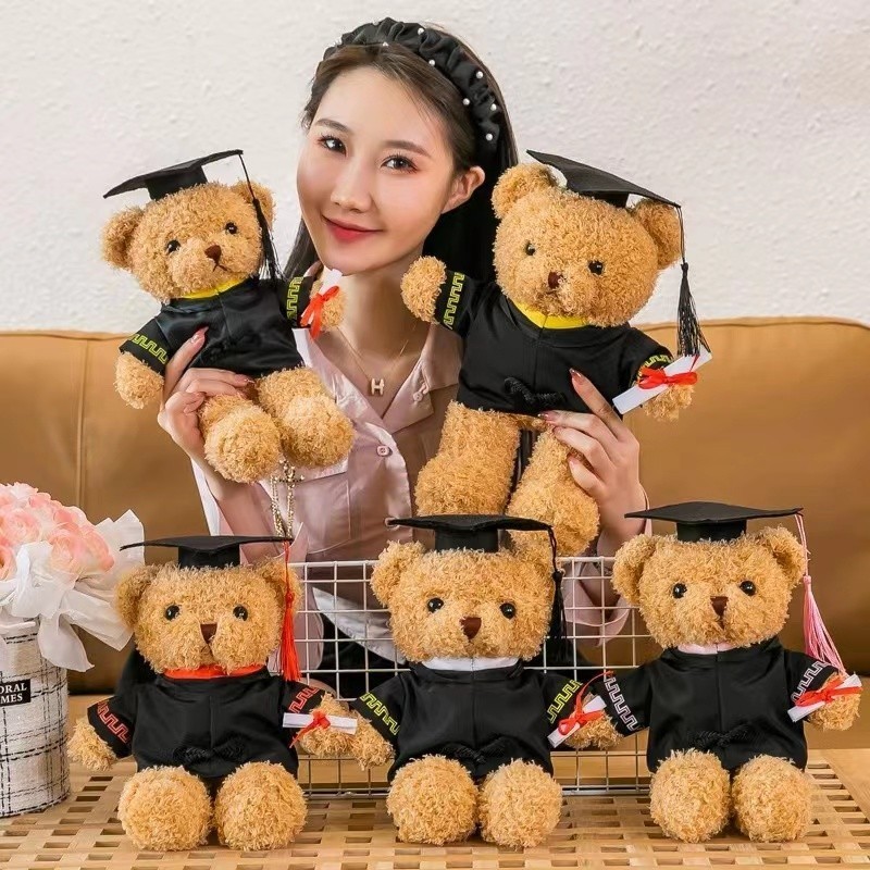 Cute Graduation Convocation Bear Plush Teddy Bear 毕业熊 公仔 Cute Plush ...