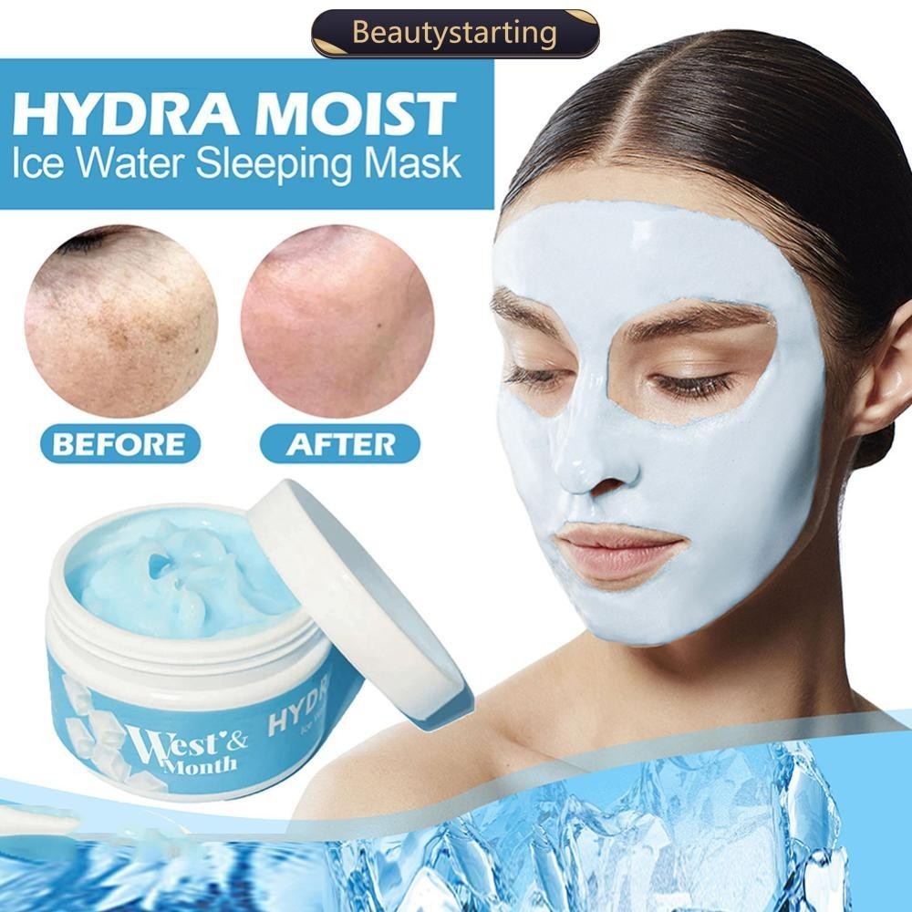 BEAUTYSTARTING Moisturizing Sleep Facial Mask Deep Hydrating Nourishing
